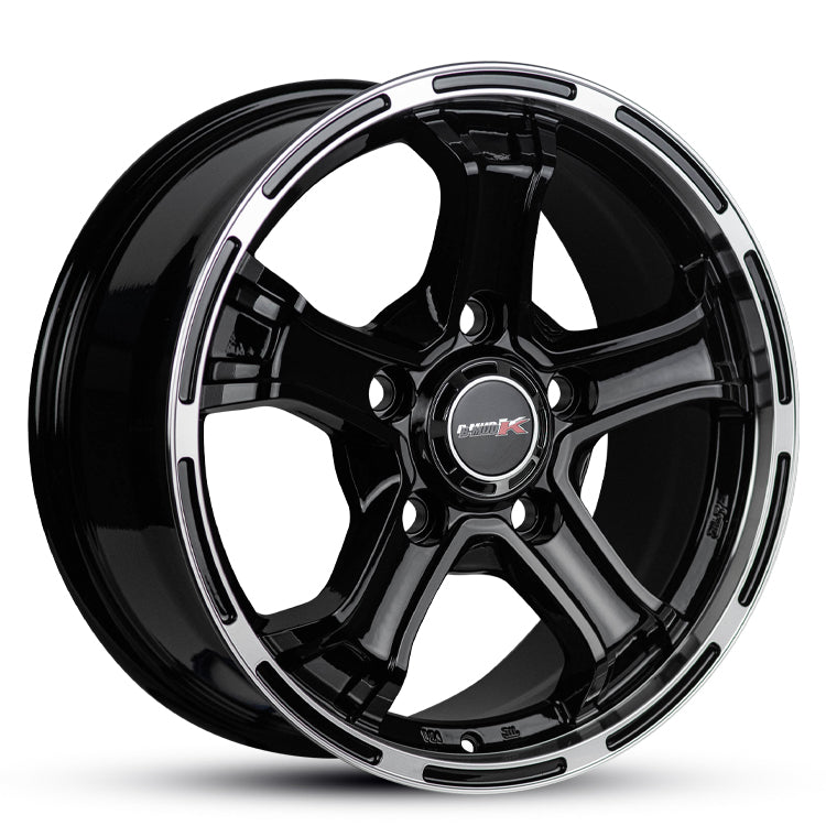 18X8 RR91 55 5/150 GLOSS BLACK FP (RO)