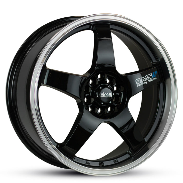 15X6.5 SA15 40 10/100/114.3 GLOSS BLACK LP (RO)