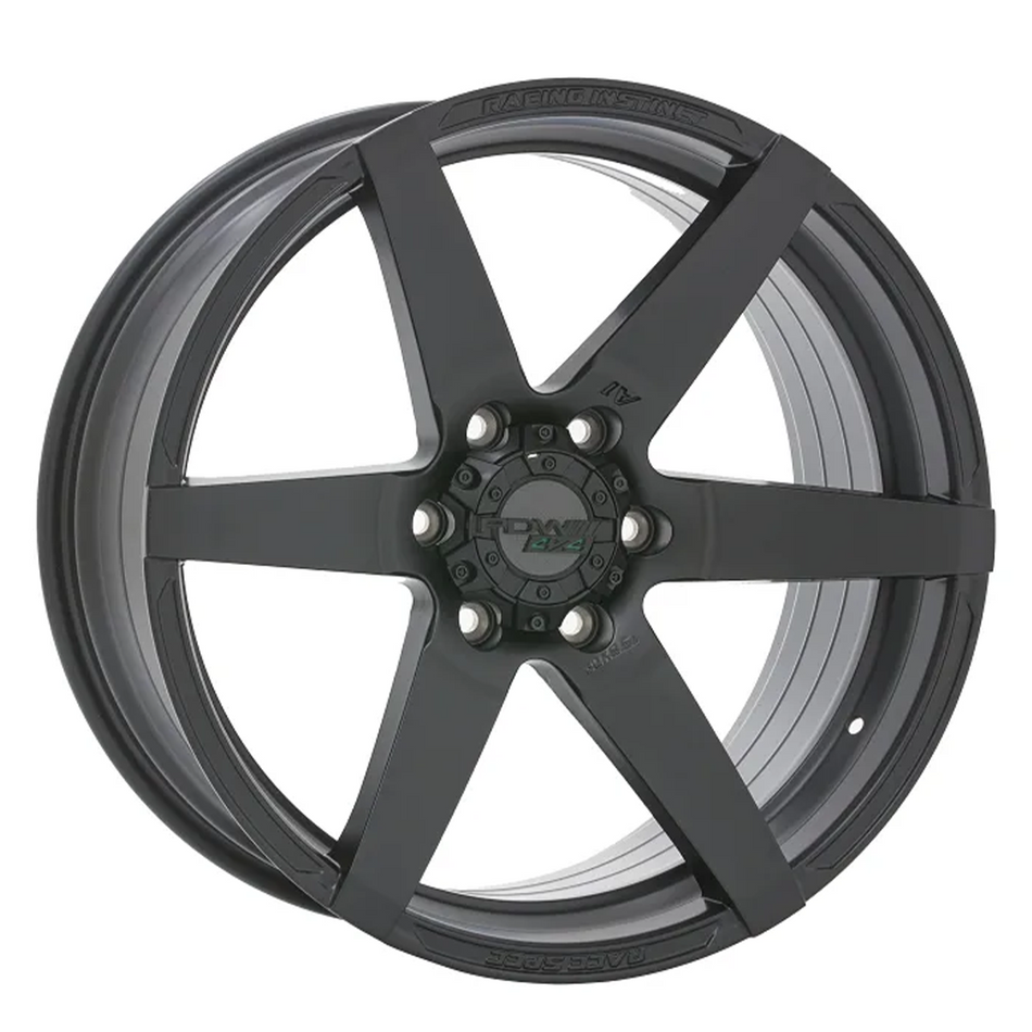 SHOGUN FULL SATIN BLACK 20X9.5 6/139.7 18