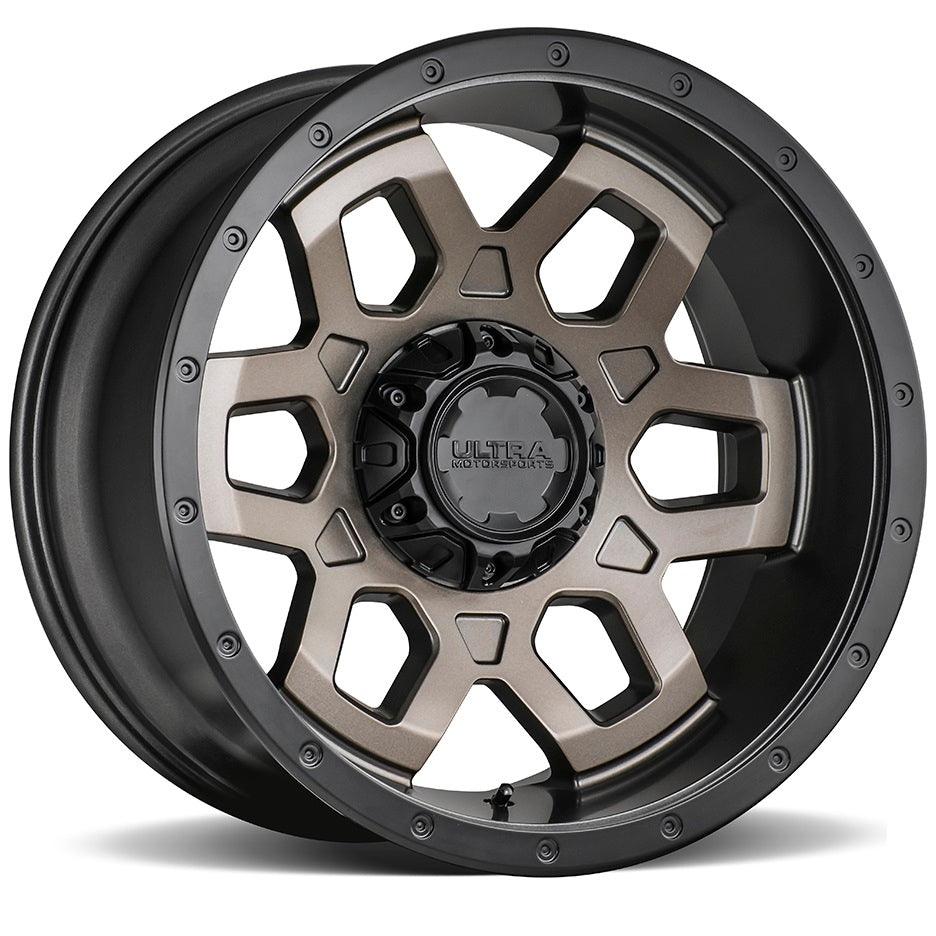 Warlock Matte Bronze Black Lip 17X9 1P 5x127 5x139