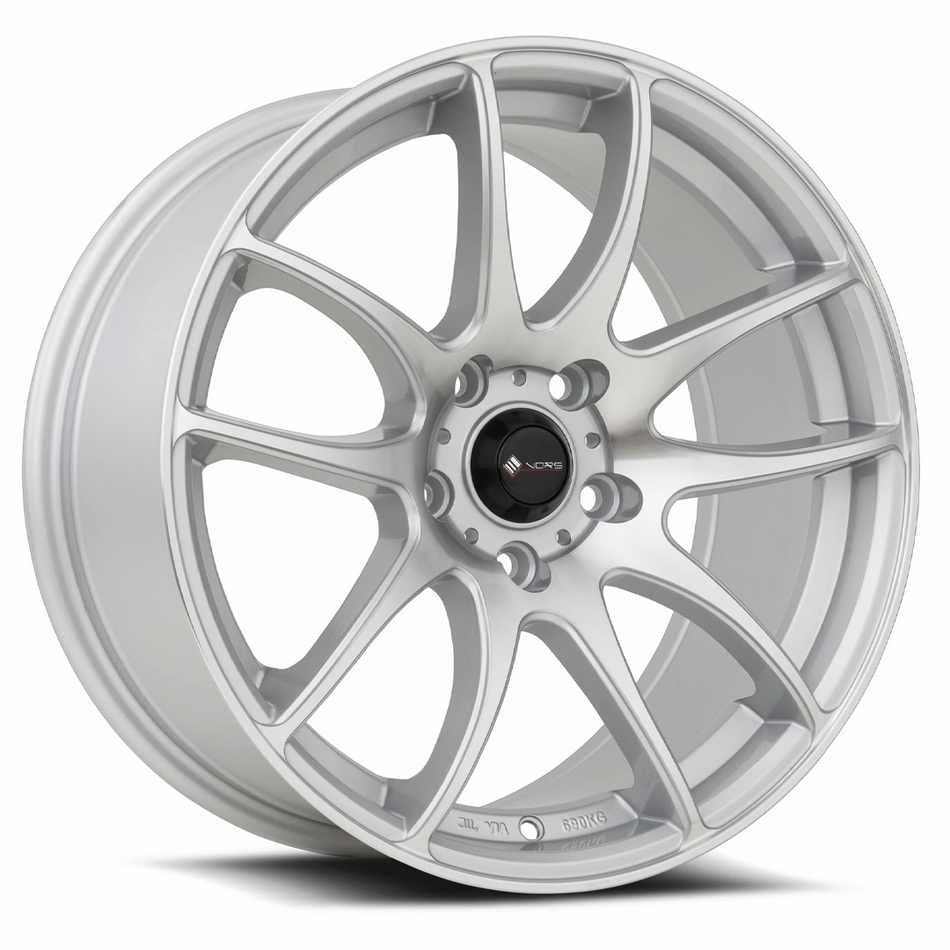 TR4 KIWIANA SILVER MACHINED FACE 18X9.5 5/100 35