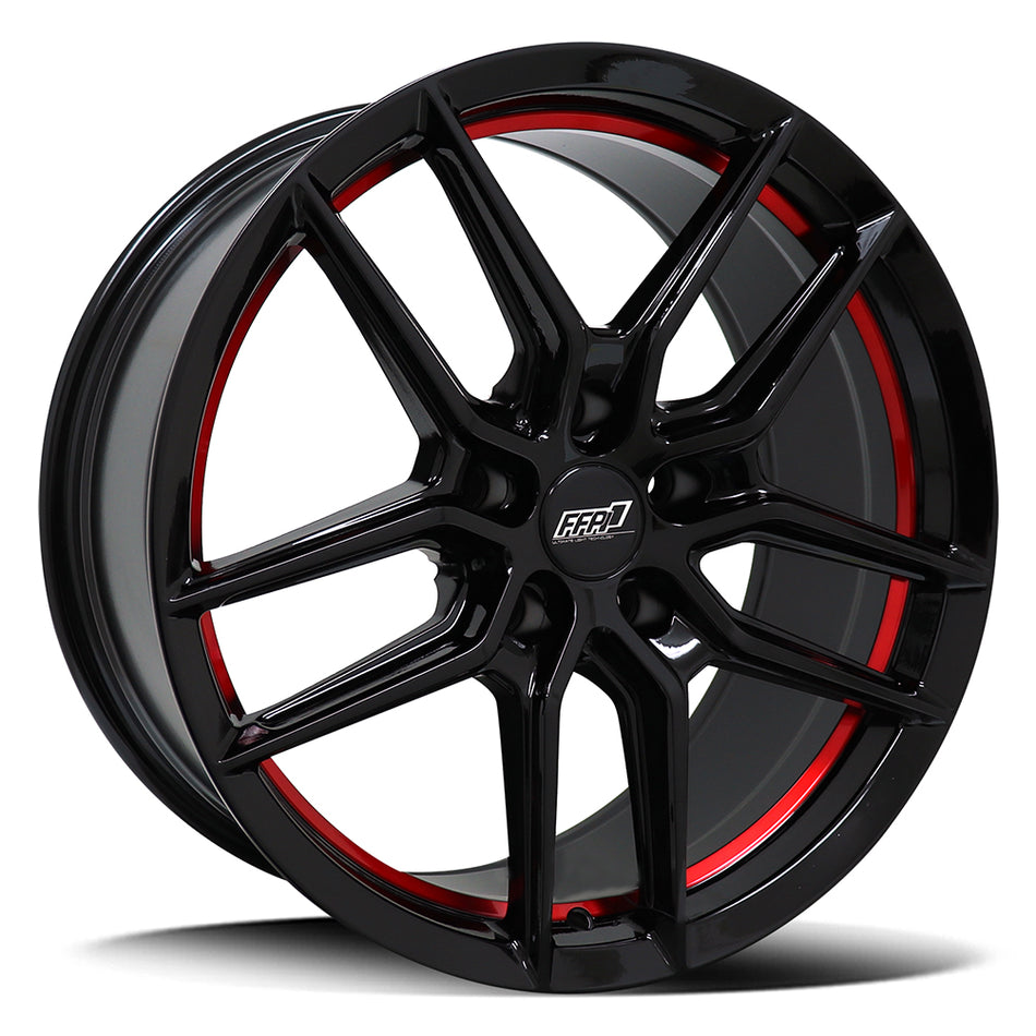 DIEZEL DIEFFPRB1 | SATIN BLACK RED | 18x8.5 5x120 35